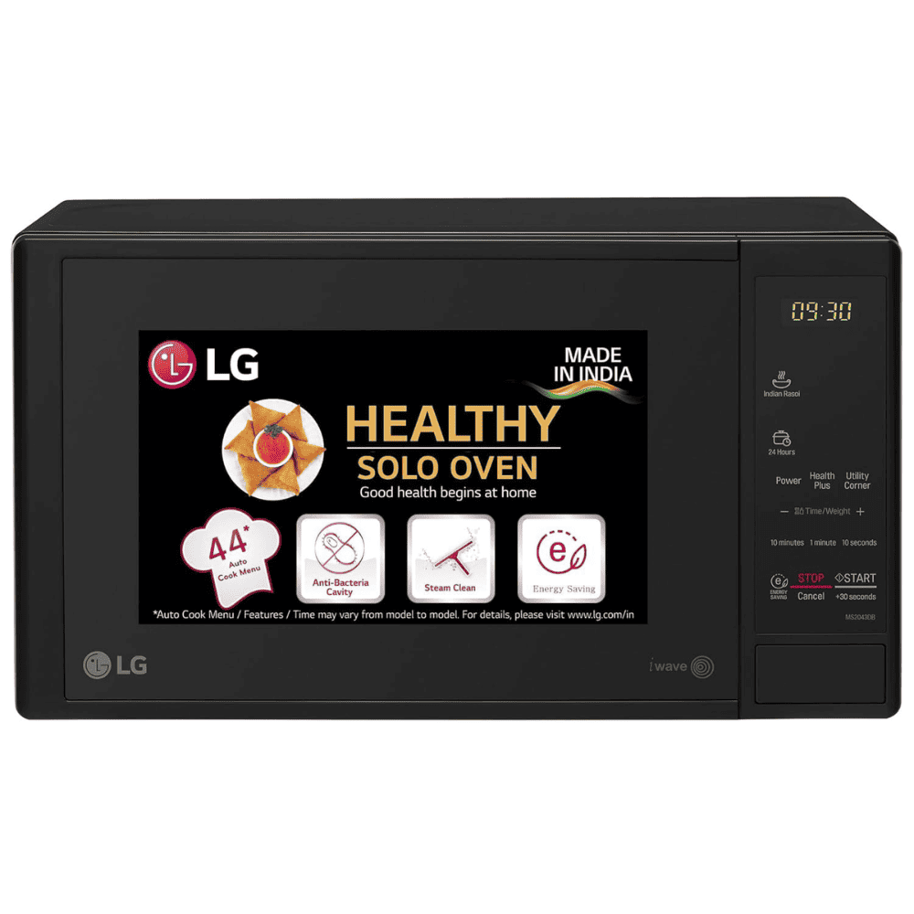 LG 20 Ltrs Solo Convection Microwave Oven All in One Charcoal (MS2043DB,Black)