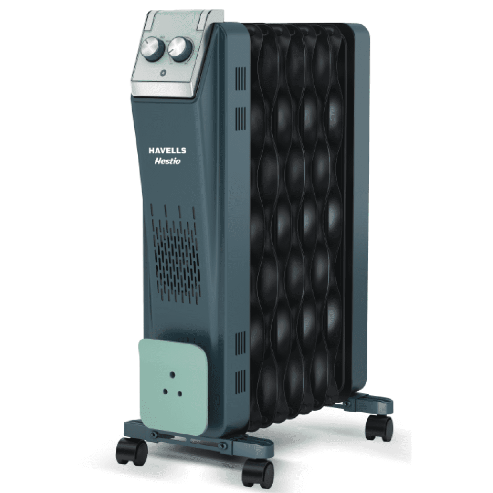 Havells 13 Wave Fins, 2900 Watts Wave Fins Oil Filled Radiators Room Heater (Hestio Ofr 13f, Grey)