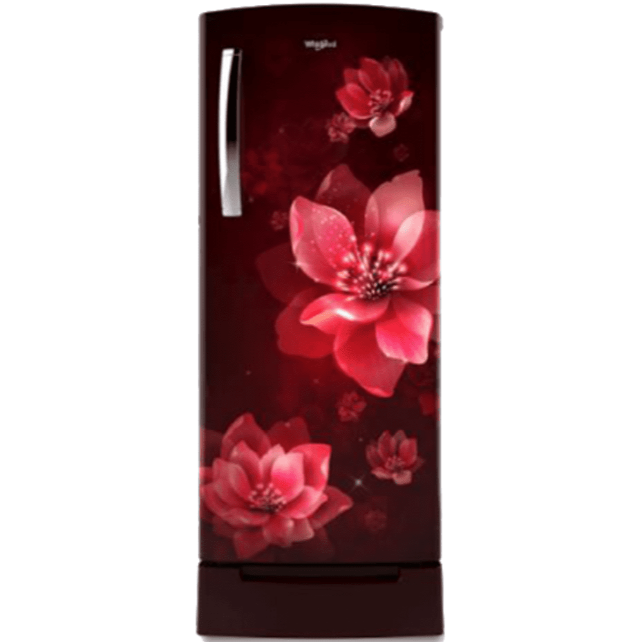 Whirlpool 215 IMPRO Roy 3S Wine Mulia, 200 Ltrs 3 Star Inverter Direct Cool Standard Single Door Refrigerator, Red Wine