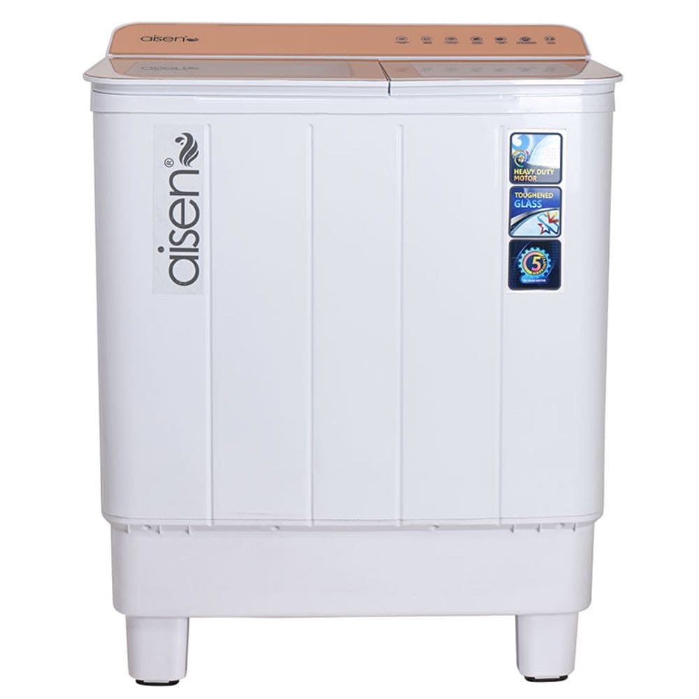 Aisen 7 Kg 5 Star Semi-Automatic Top Load Washing machine (A70SWT650,White)