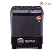 Voltas 9 Kg 5 Star Semi-Automatic Top Load Washing Machine (WTT90UDX/BKGR4KGTD, Black)