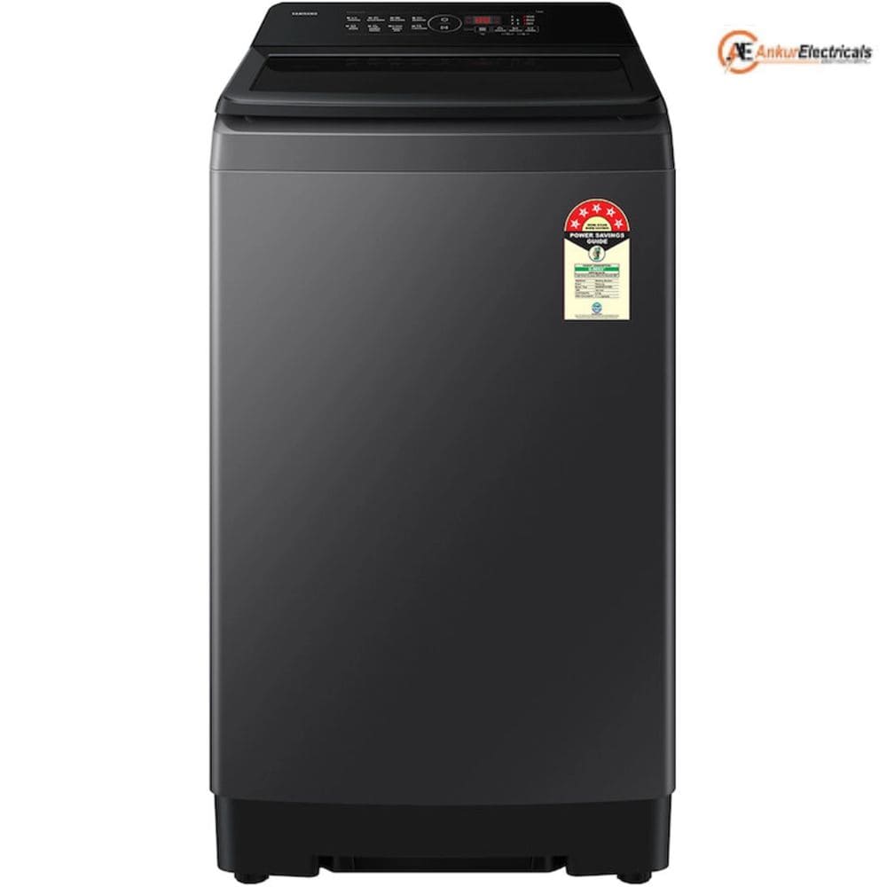 Samsung 8 Kg 5 Star Fully-Automatic Top Load Washing Machine (WA40F08D1C,Black)