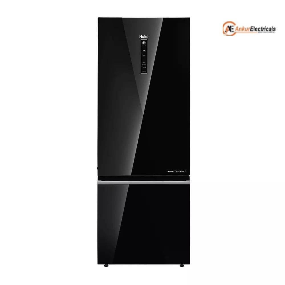 Haier 325L 2 Star Inverter Frost Free Double Door Refrigerator (HRB 3752PKGA P, Mirror Glass)