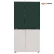 LG 650 Ltrs, 3 Star Frost Free Side by Side Refrigerator (GL-B257EET3, Emerald Tango)