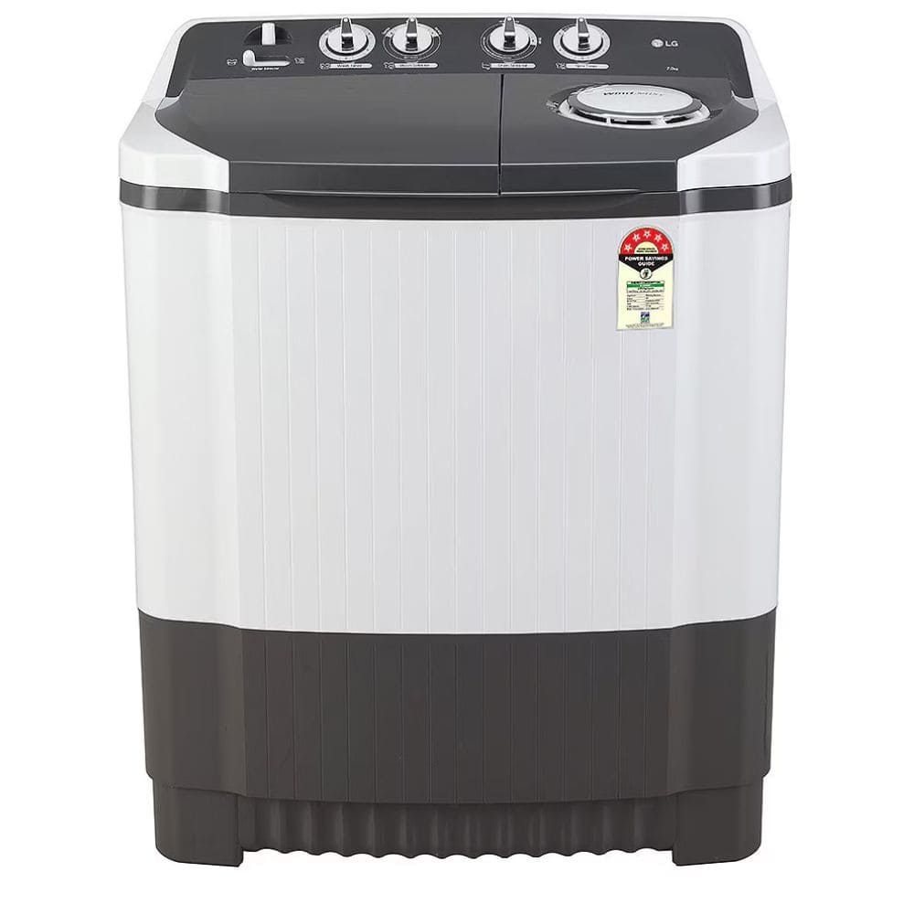 LG 7.5 Kg 5 Star Semi-Automatic Top Load Washing machine (P7510RGAZ, Black)