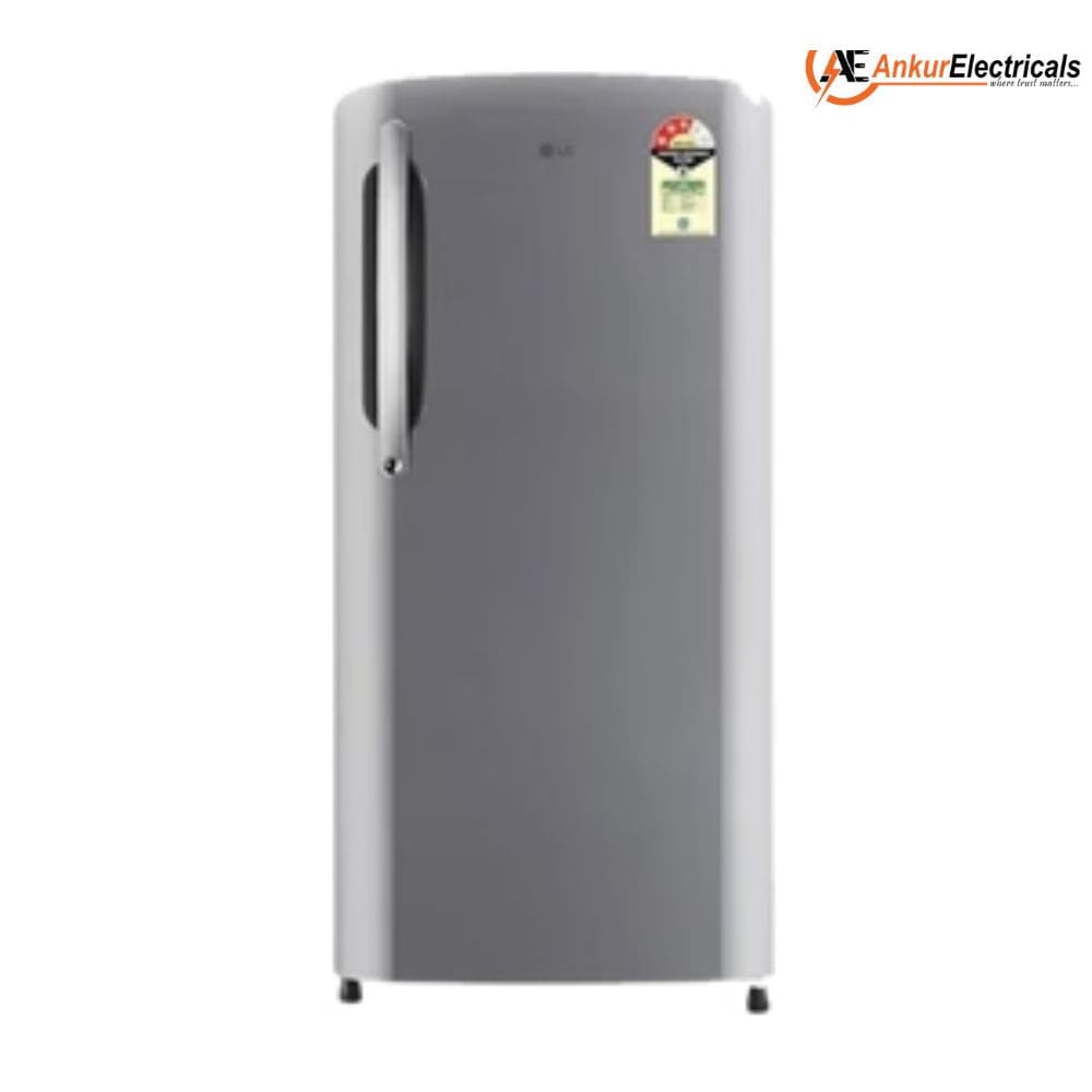 LG 201 Ltrs, Single Door Refrigerator (Smart Inverter Compressor, Shiny Steel, GLD2136YHPZ)