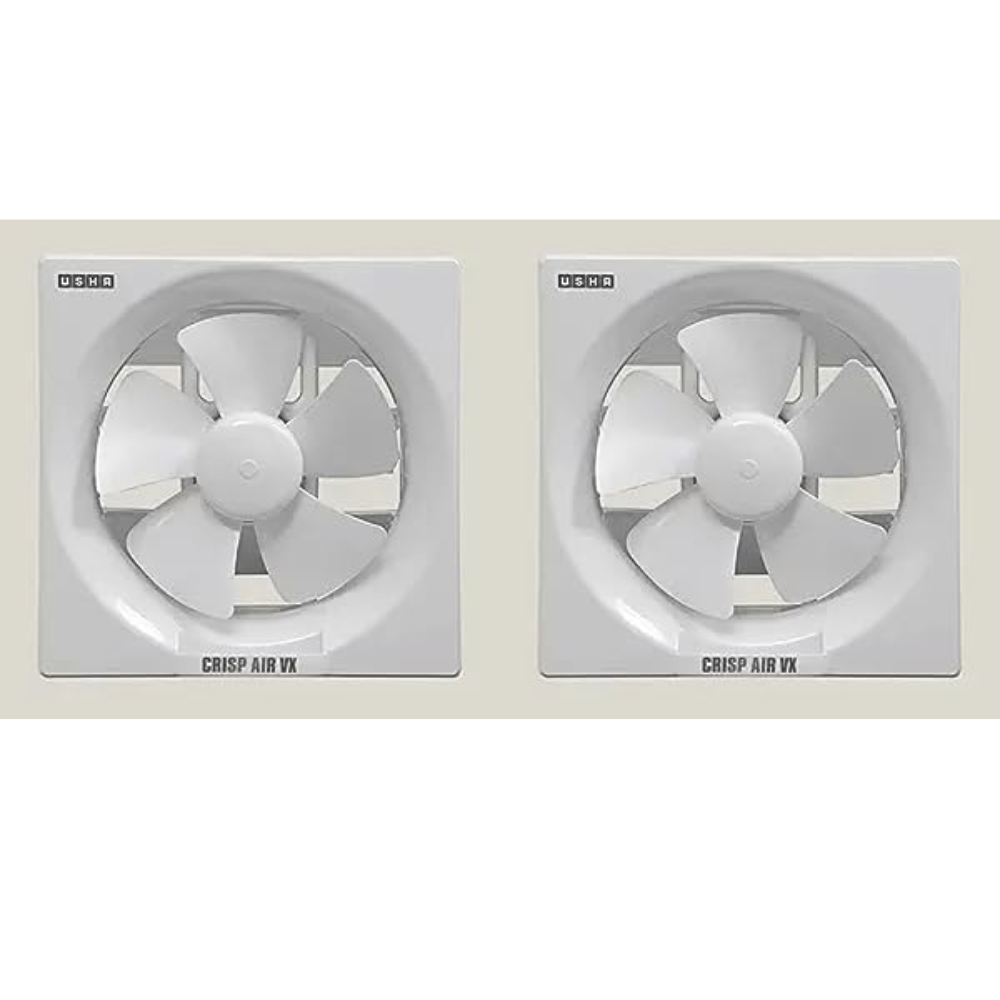 Usha 200mm Anti-Rust Body ventilating Air Exhaust Fan (Crisp VX WH)