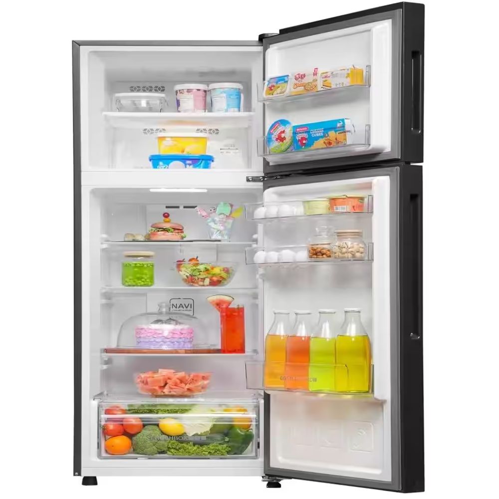 Haier 240 Ltrs 2 Star Inverter Frost Free Double Door Refrigerator (HRF-2902BMS, Black)