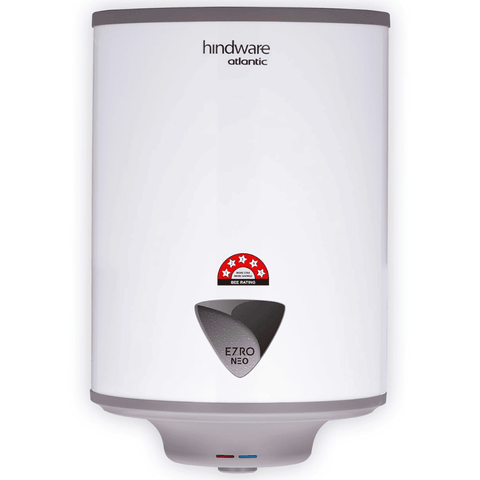 Hindware 15 Ltrs Vertical Storage, 5 Star Wall Mounting Water Heater Geyser (EZRO Neo 15L, White)