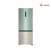 Haier 325L 2 Star Inverter Frost Free Double Door Refrigerator (HRB 3752SGGA P, Sage Green Glass)