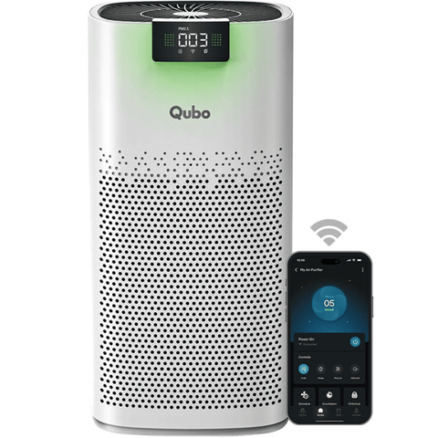 Qubo Q600 Smart Room Air Purifier with HEPA 13 Filter (600 Sqft,White)