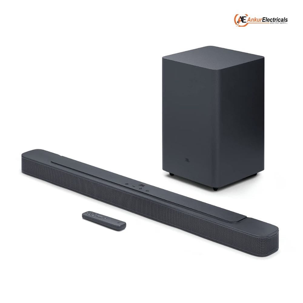 JBL Bar 300 Watts Wireless with True Dolby Atmos Down-Firing Subwoofer Soundbar (JBLBAR21ESSBLKIN, 2.1 Channel)