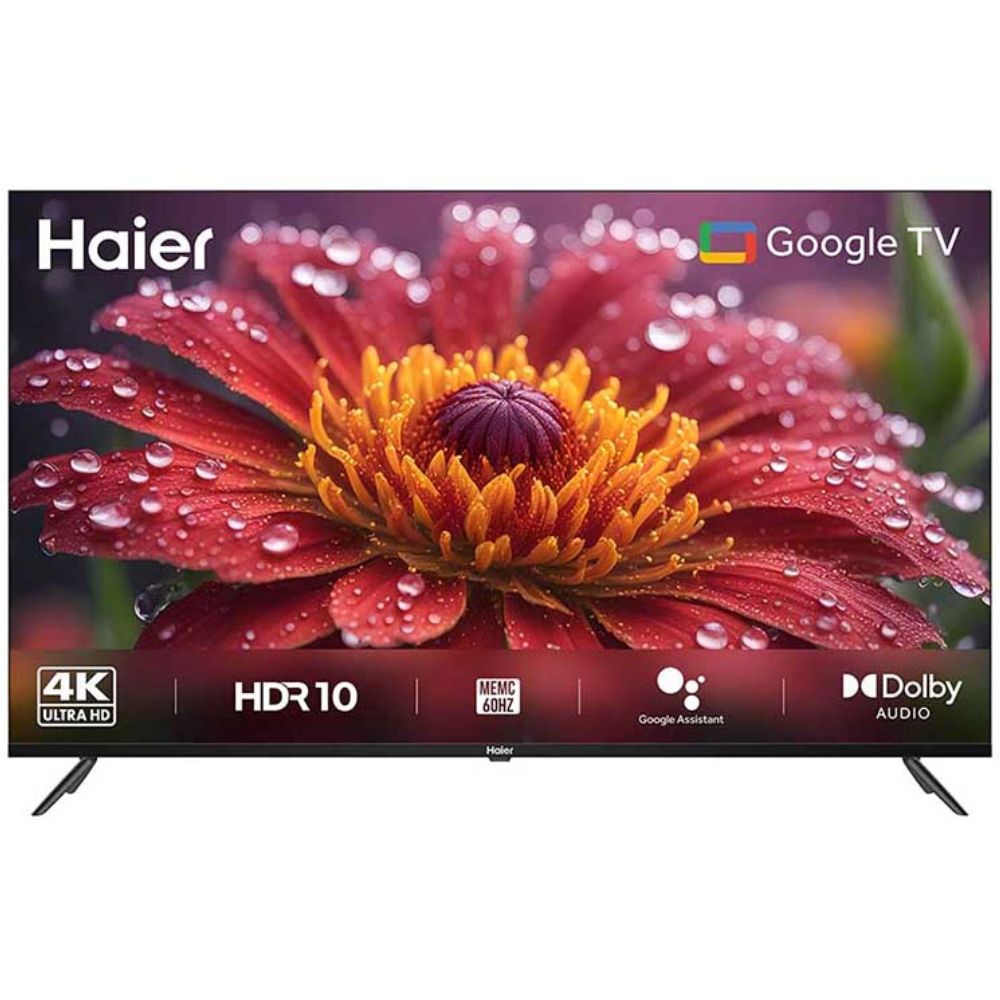 Haier LE55K800UGT, 55 Inches, 4K Ultra HD Ready Smart LED TV, Black