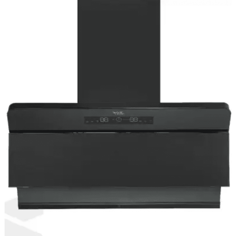 Hindware FLORENCE 60 (1450) A/CL, 60 cm 1450 m3/hr Auto Clean Wall Mounted Chimney, Filterless Technology (Black)