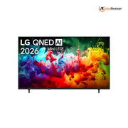 LG 75QNED70BLA, 75 Inches 4K alpha7 Gen9 AI Processor QLED TV, Black