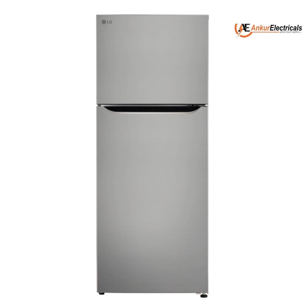 LG 446 Ltrs, 1 Star Frost Free Double Door Refrigerator (GLT4416CCPZ, Shiny Steel)