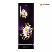 Haier 215 Ltrs, 5 Star Direct Cool Single Door Refrigerator with Base Drawer (HRD 2365PPFA N,Purple Freesia)