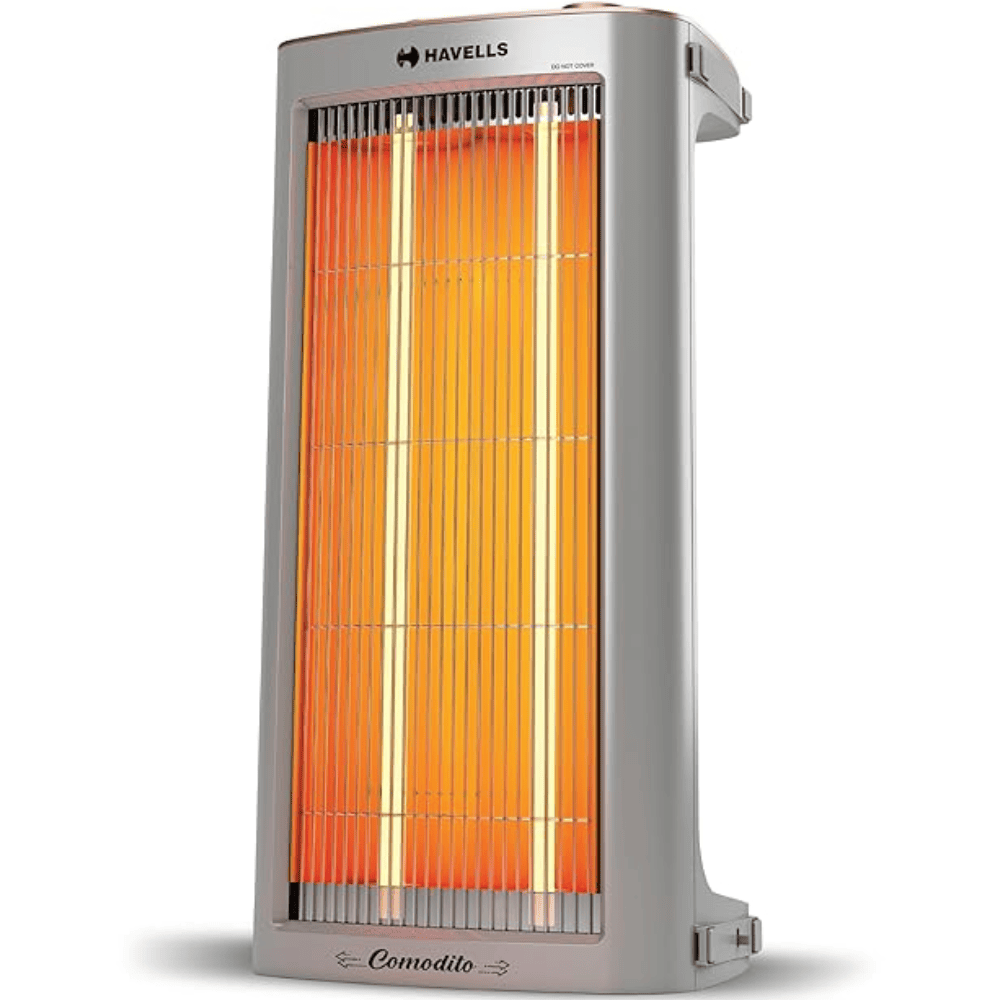 Havells 1200 Watts Room Heater Carbon Fiber Rods (Comodito-Carbon, Grey)