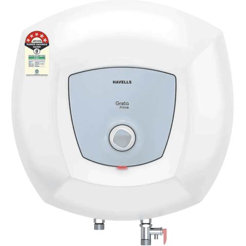 Havells 15 Ltrs Vertical Storage 5 Star Water Heater Geyser (GRETA PRIME15l, White)