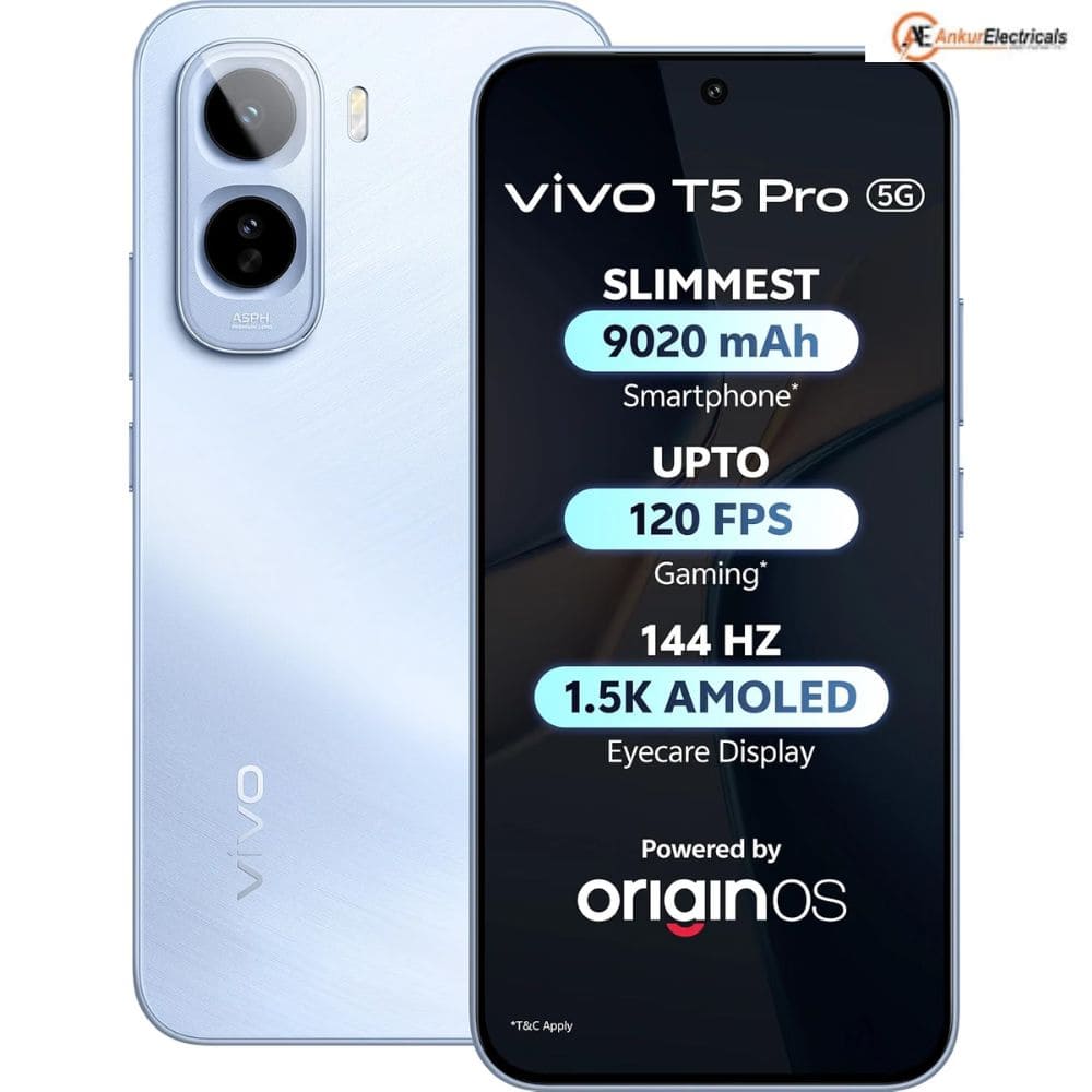 Vivo T5 Pro 5g 8/128G, Powerful 5G with Camera Control Android Phone (Available in Multi Colour)