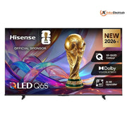 Hisense 50Q6S, 50 Inches 4K Ultra HD Smart QLED TV, Black