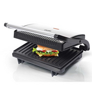Glen GL3029, 700 Watts Electric Sandwich Maker, Grill and Toast with Non Stick Coating Plates (Black)