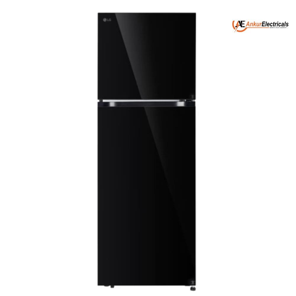 LG 466 Ltrs, 2 Star Double Door Refrigerator (GLT4626TEBM, Black Mirror)