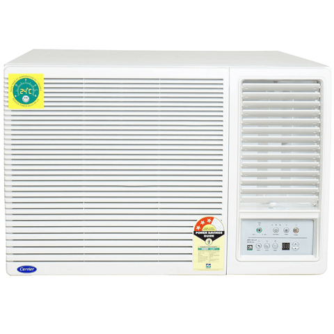 Carrier 18K Estrella Ex 3s, 1.5 ton 3 Star Non-Inverter Window Air Conditioner Copper