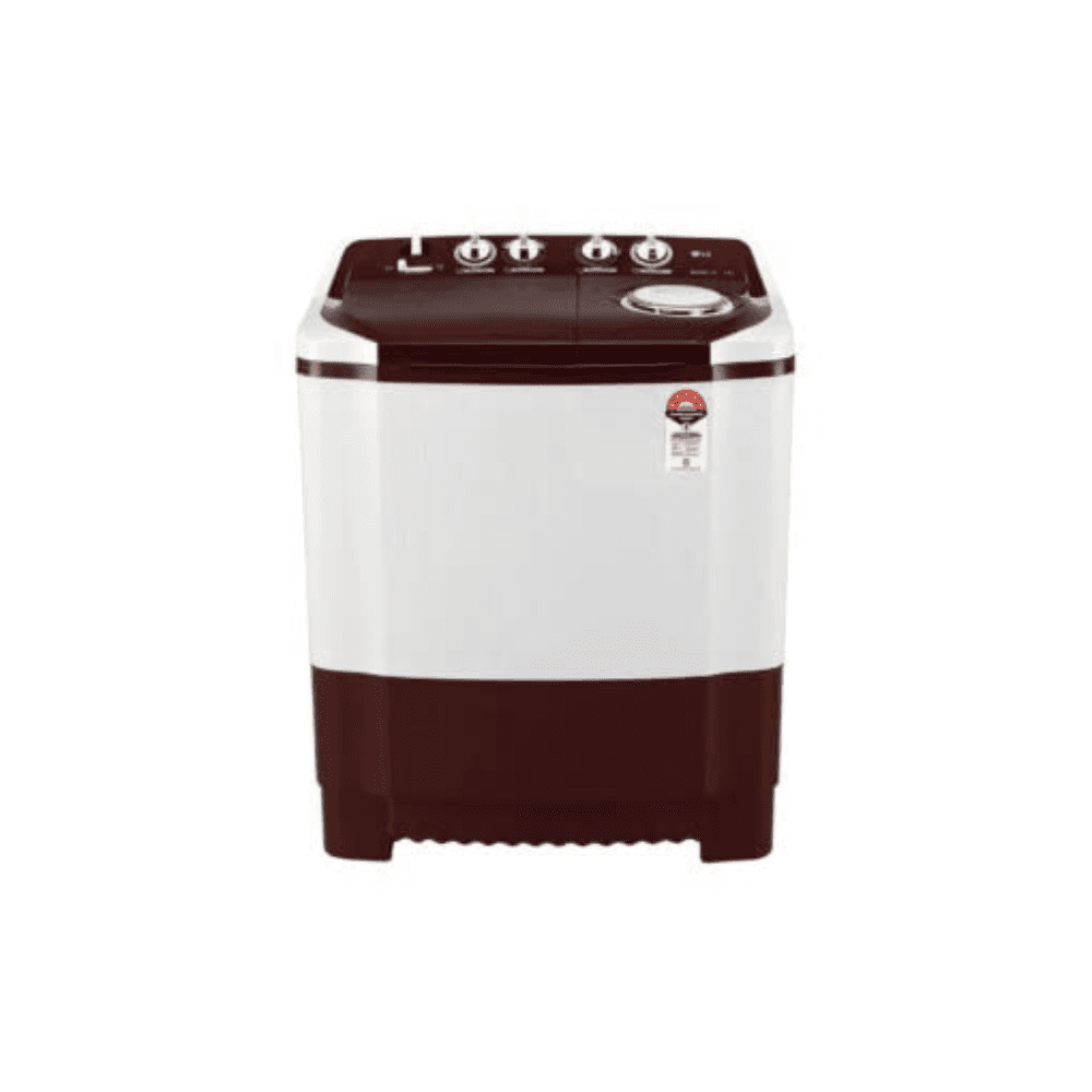 LG 7.5 Kg 5 Star Semi-Automatic Top Load Washing machine (P7510RRAZ, Maroon )