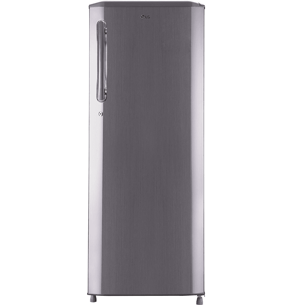 LG 261 Ltrs 3 Star Inverter Direct Cool Single Door Refrigerator (GL-B281BPZX, Shiny Steel)