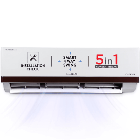 Lloyd 1.5 Ton 5 star Inverter Split Air Conditioner (GLS18I5KWEGW)