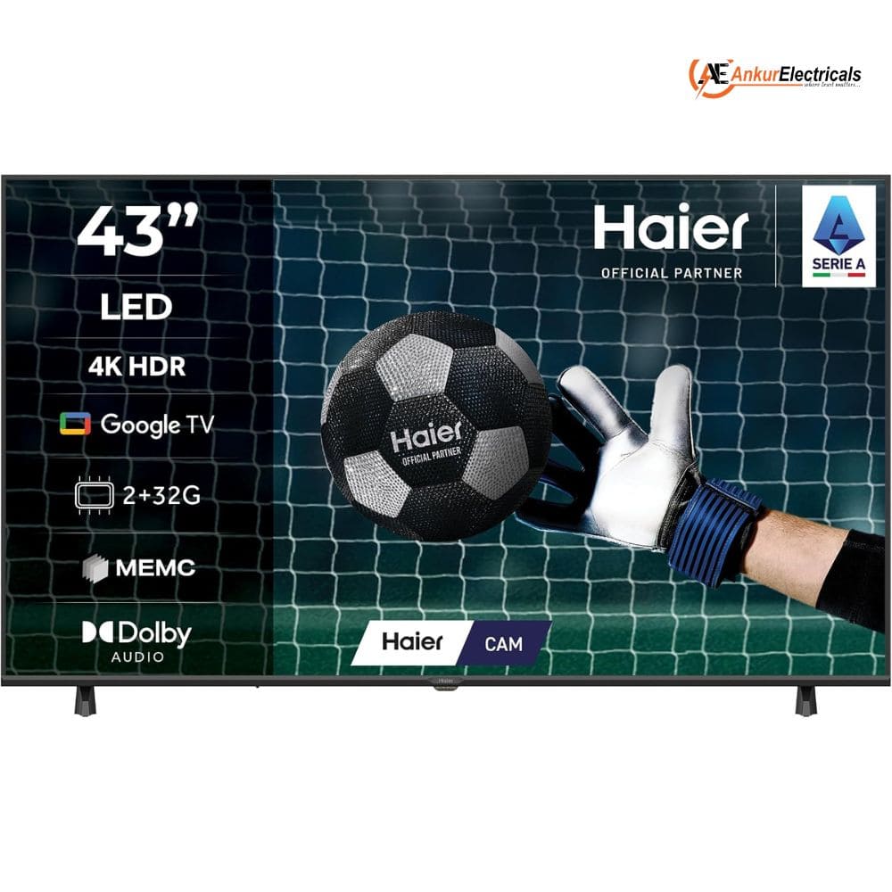 Haier H43K85FUX, 43 Inches 4K Ultra HD Smart LED TV, Grey