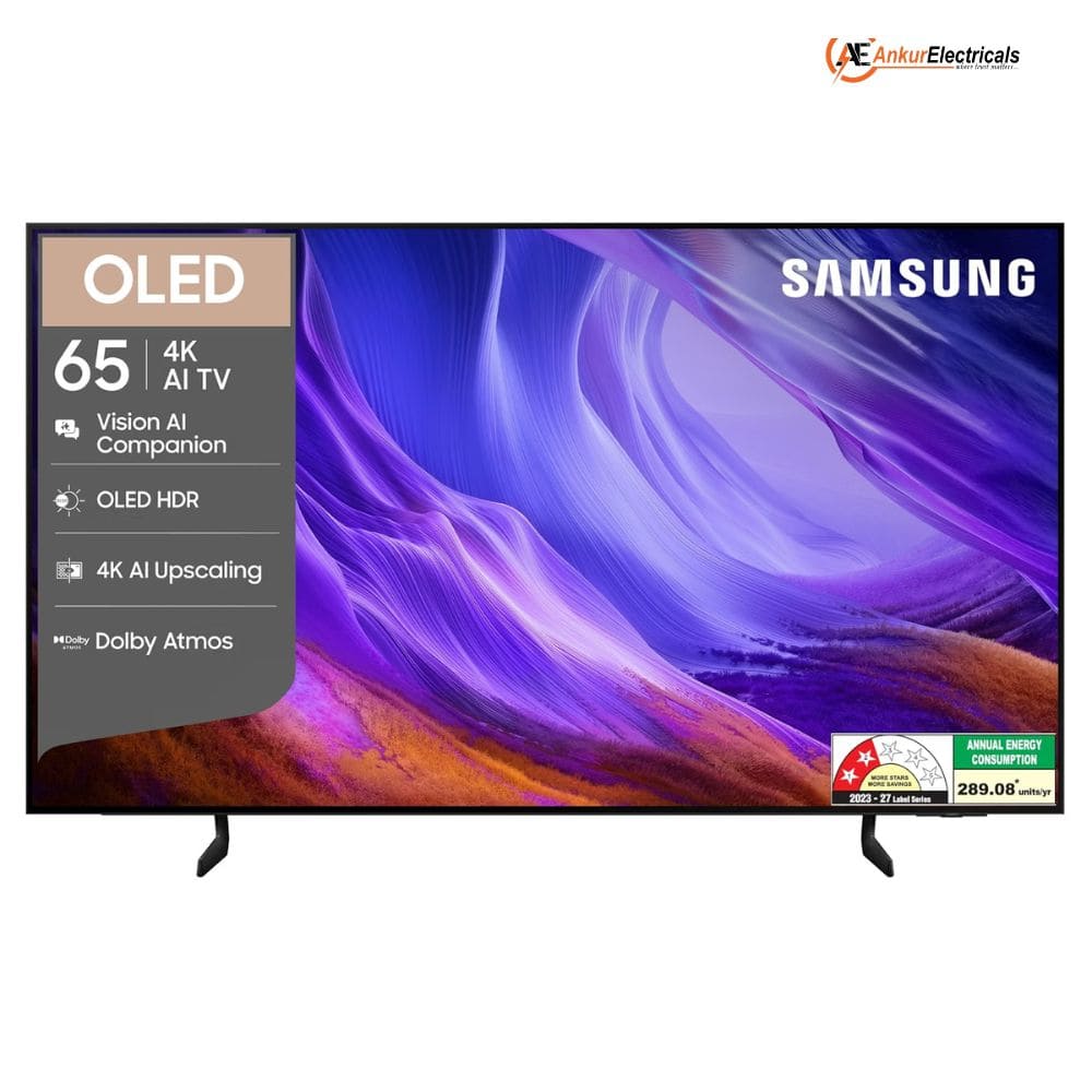 Samsung QA65S85HAELXL, 65 Inches 4K Ultra HD OLED TV, Black