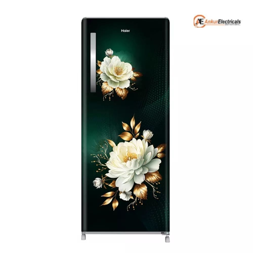 Haier 215 Ltrs, 2 Star Direct Cool Single Door Refrigerator (HRD 2362CGFA N, Green Freesia)