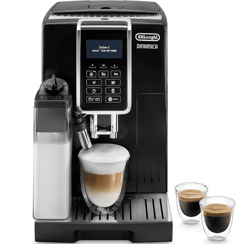 Delonghi ECAM350.55B, Dinamica Super Automatic Espresso Cappuccino Coffee Machine, Black