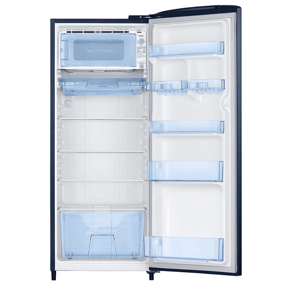 Samsung ,RR24C2723CU, 223 Ltrs Direct Cool Single Door Refrigerator, Camellia Blue
