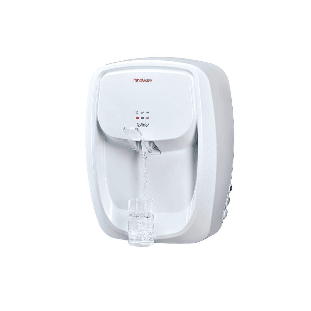 Hindware 18072NFN CALISTO, 7 Ltrs Storage RO + UV + UF Wall Mountable Water Purifier, White