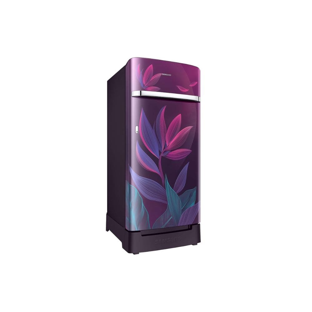 Samsung 189 Ltrs, 5 Star Digital Inverter, Direct Cool Single Door Refrigerator (RR21H2H259R, Paradise Bloom Red)
