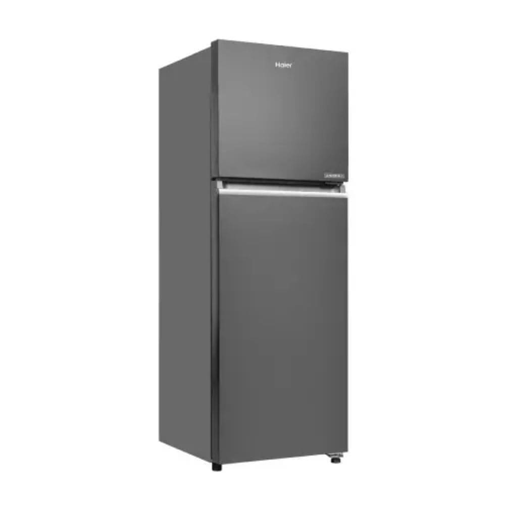 Haier 240 Ltrs, 2 Star Frost Free Double Door Refrigerator (HRF 2902IBGBA P, GE Black)