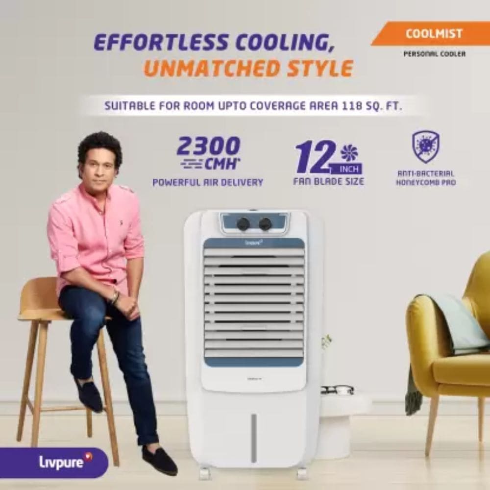Livpure 48 Ltrs Desert Room/Personal Air Cooler (liv-coolmist-48L)