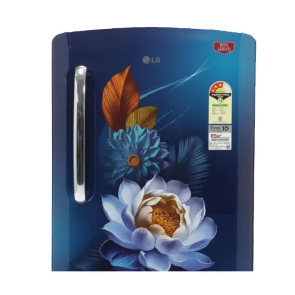 LG 224 Ltrs 4 Star Single Door Direct Cool Refrigerator (GLD2336YABW.DBWZEBN, Blue Waterlily)
