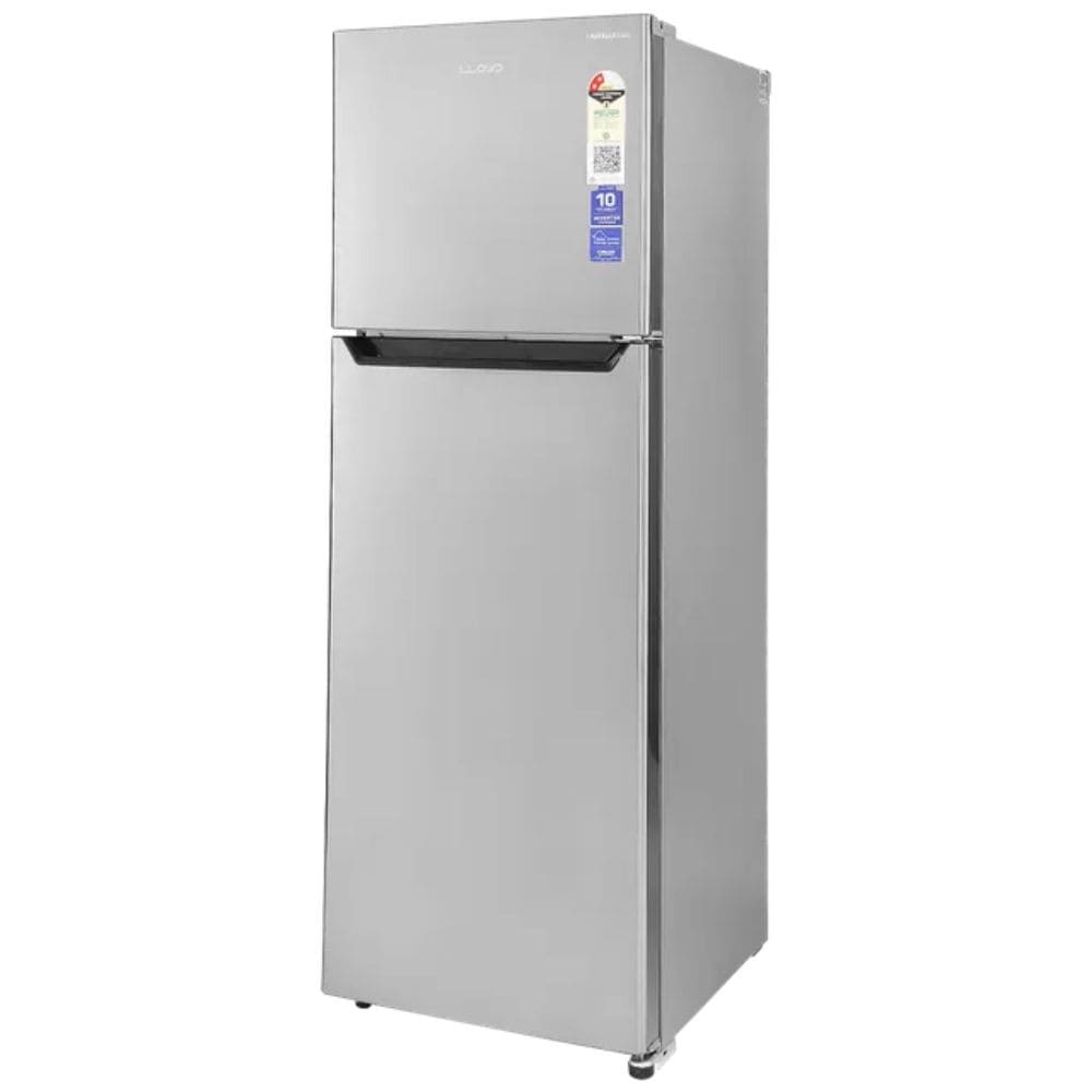 Lloyd 280 Ltrs 2 Star, Inverter Frost Free, Double Door Refrigerator (GLFF312AGST1GC)