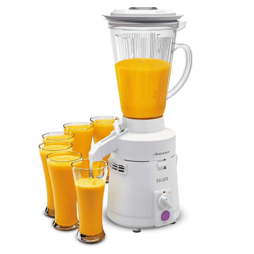 Sujata 900 Watts Mixer Blender with 3 Ltrs Larg tab Jar (Megamix, White)