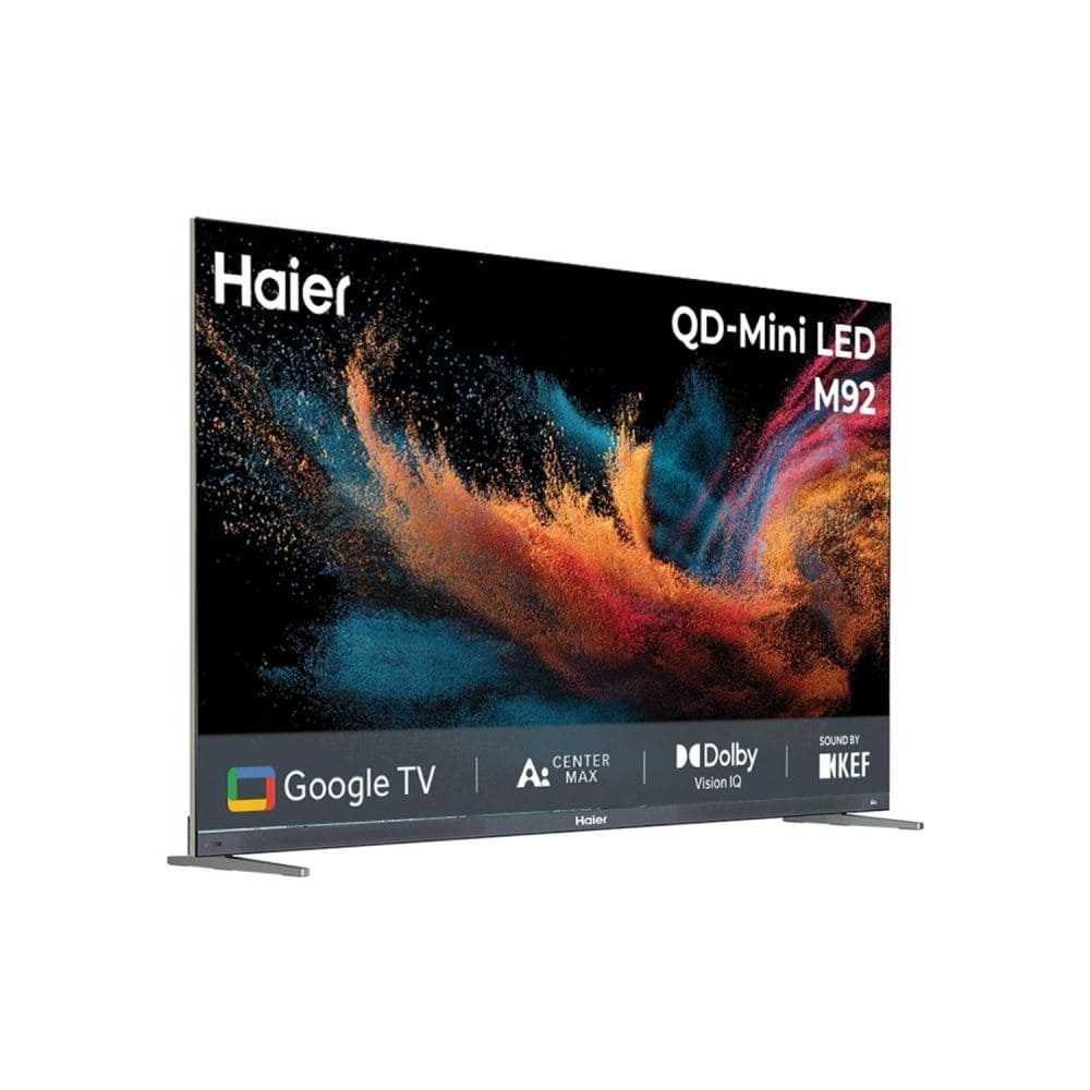 Haier H75M92FUX, 55 Inches QD-Mini LED Smart TV, Black