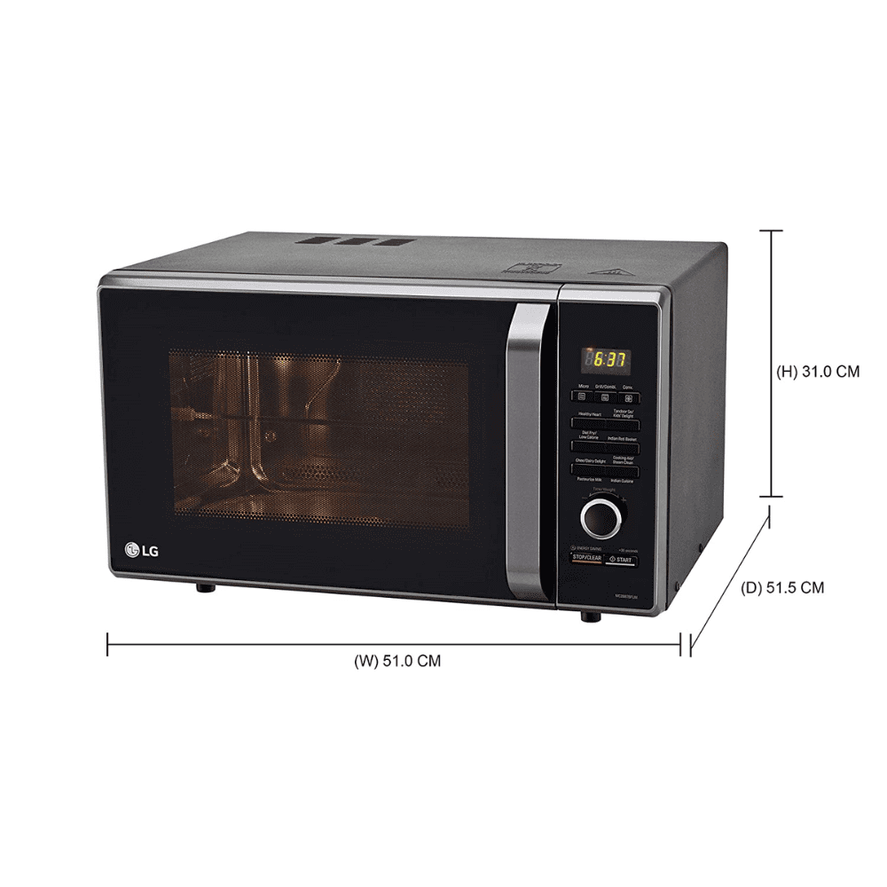 LG 28 Ltrs Stainless Steel Convection Microwave Oven (FBIMWO 25SG,Black)