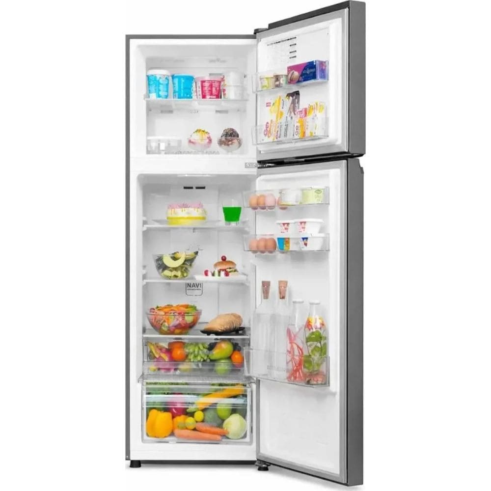 Haier 240 Ltrs, 1 Star Frost Free Double Door Top Mount Refrigerator (HRF 2901EMSA P, Moon Silver)