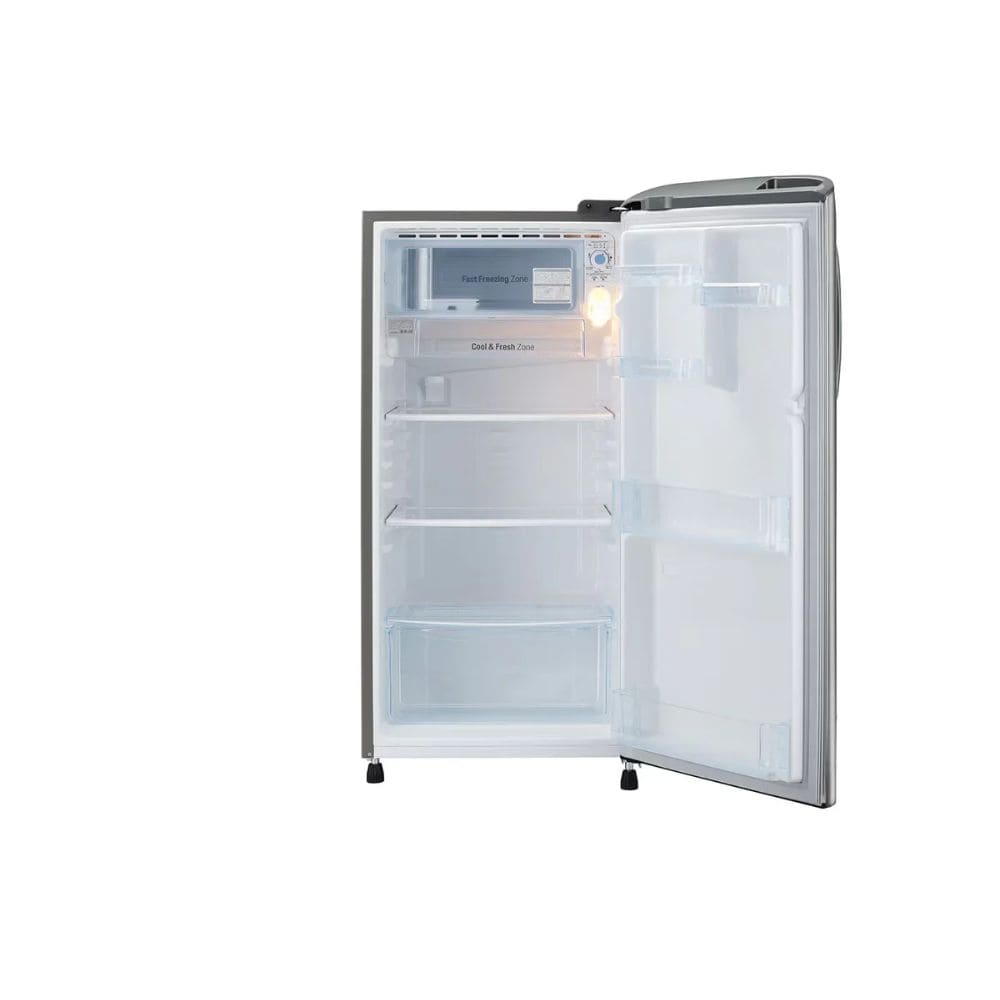 LG 224 Ltrs, 3 Star Direct Cool Single Door Refrigerator (GL-D2336YARW.DRWZEBN,Red Water Lily)