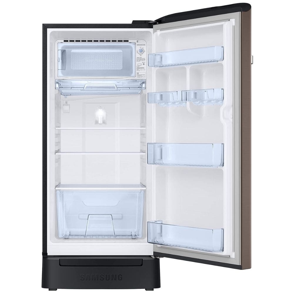 Samsung RR21C2H25DX, 189 Ltrs Direct Cool Single Door Refrigerator, Luxe Brown