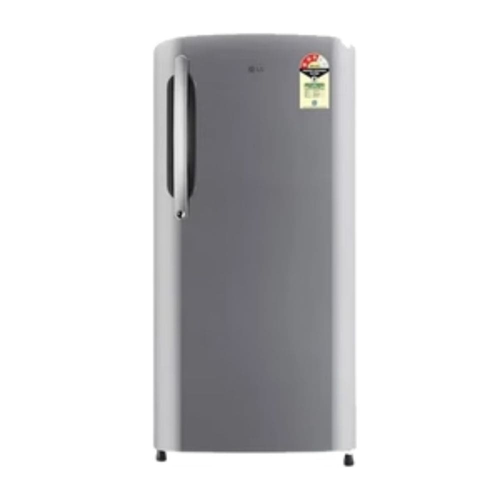 LG 201 Ltrs, Single Door Refrigerator (Smart Inverter Compressor, Shiny Steel, GLD2136YHPZ)