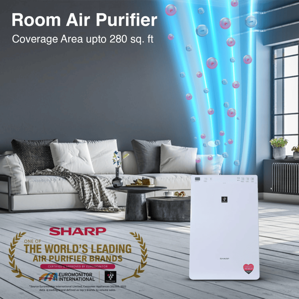 Sharp KCF30E-W, Humidifier Air Purifier (Plasmacluster Ion Generator, HEPA Filter)